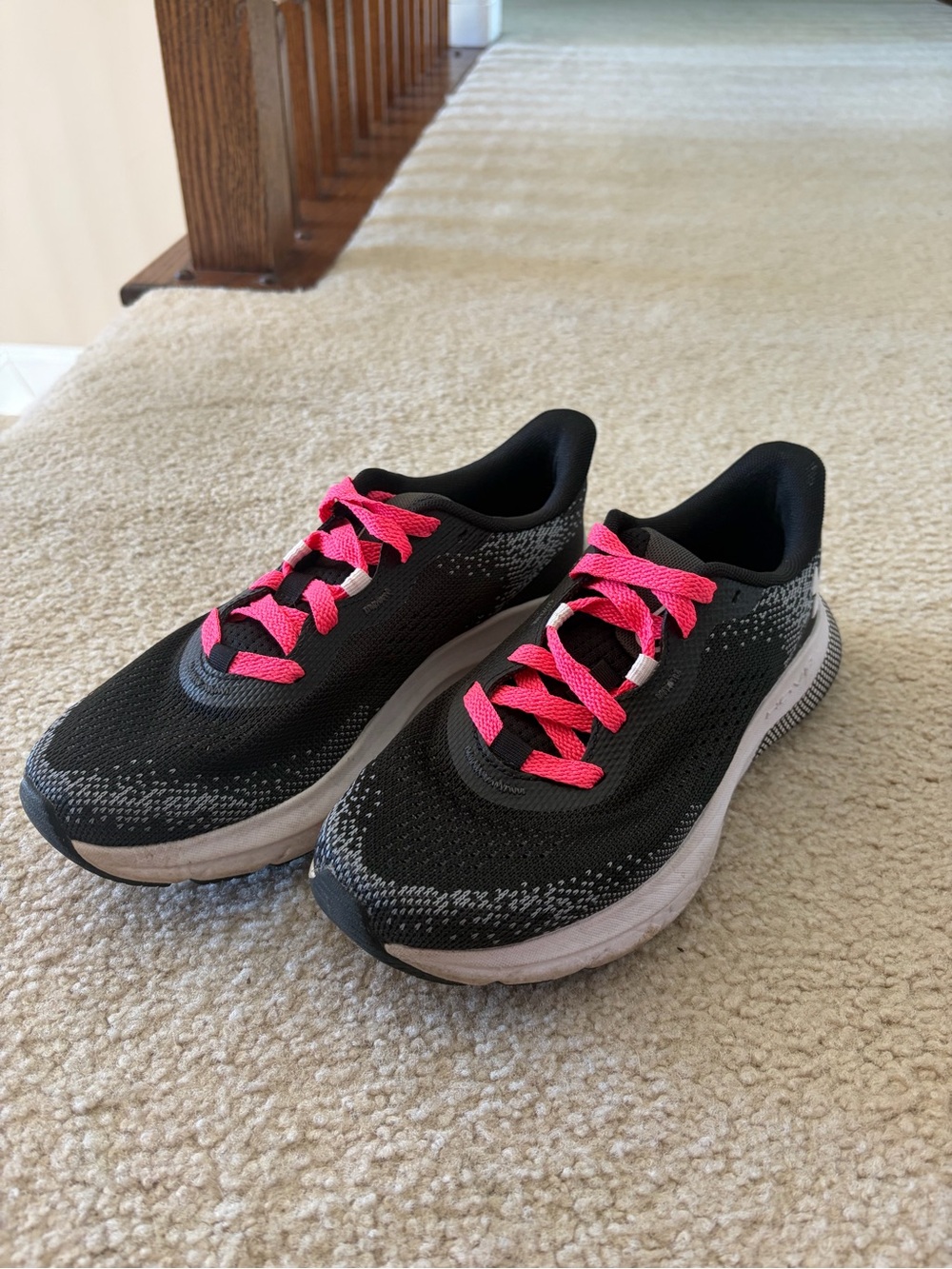 Under Armour Charged Pursuit 3 Sneakers with Pink Laces